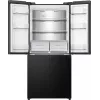 Hisense RQ5P470SAFD Brīvstāvošs Ledusskapis 483 L Melns, Nerūsējošs tērauds