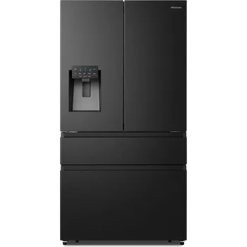 Ledusskapis Hisense RF728N4SBFE, brīvi stāvošs, French door, 560 L, melns