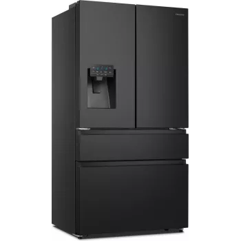 Ledusskapis Hisense RF728N4SBFE, brīvi stāvošs, French door, 560 L, melns