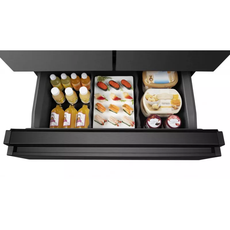 Ledusskapis Hisense RF728N4SBFE, brīvi stāvošs, French door, 560 L, melns