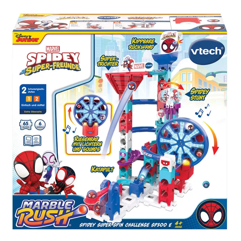 VTech Marble Rush 561704 - Bumbiņu trases komplekts, 4+ gadi, AAA baterijas, Daudzkrāsains