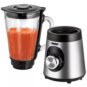 Unold Edel 1.5 L Galda blenderis 500 W Melns, Nerūsējošs tērauds, Caurspīdīgs