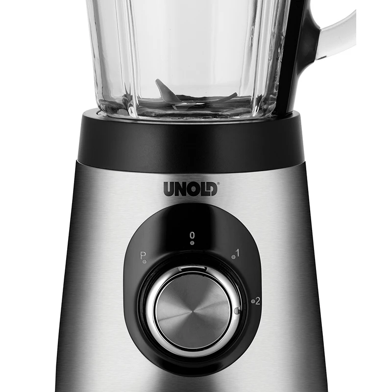 Unold Edel 1.5 L Galda blenderis 500 W Melns, Nerūsējošs tērauds, Caurspīdīgs