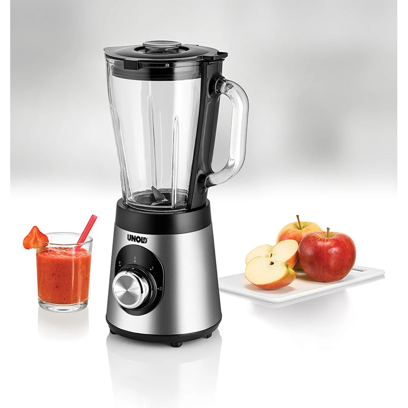 Unold Edel 1.5 L Galda blenderis 500 W Melns, Nerūsējošs tērauds, Caurspīdīgs
