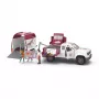 schleich HORSE CLUB Mobilais veterinārs ar piekabi