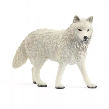 Schleich Vilks Polārais 14880 – dzīvnieka figūriņa, detalizēts plastmasas modelis, kolekcionējama rotaļfigūra