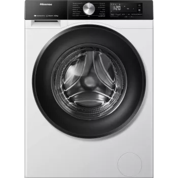 Hisense WD3S8043BW3 veļas žāvētājs Brīvstāvošs Priekšējā ielāde Balts