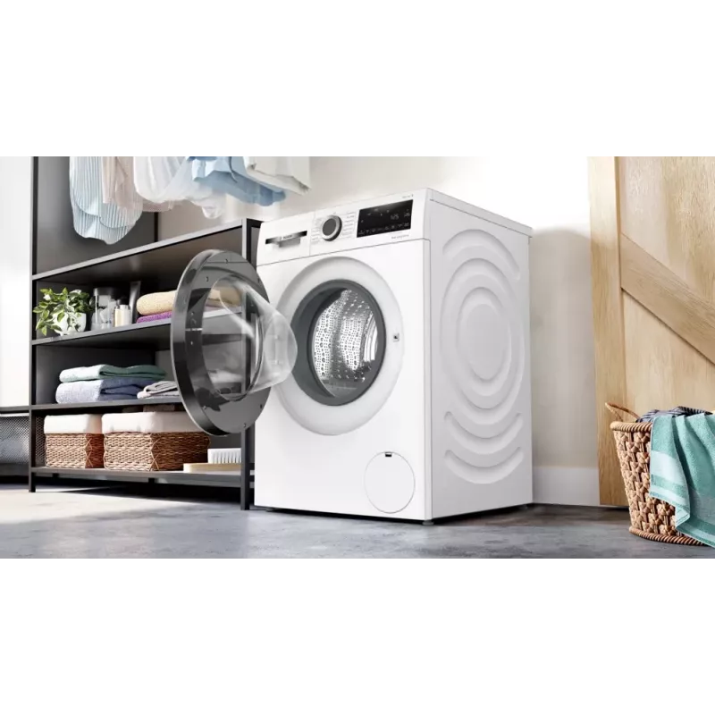 Bosch WNG24442 veļas žāvētājs Brīvi stāvošs Priekšējā ielāde Balts