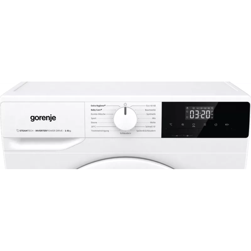 Gorenje WNHPI62SCPS/DE veļas mazgājamā mašīna, priekšējā ielāde, 6 kg, 1200 apgr./min, balta