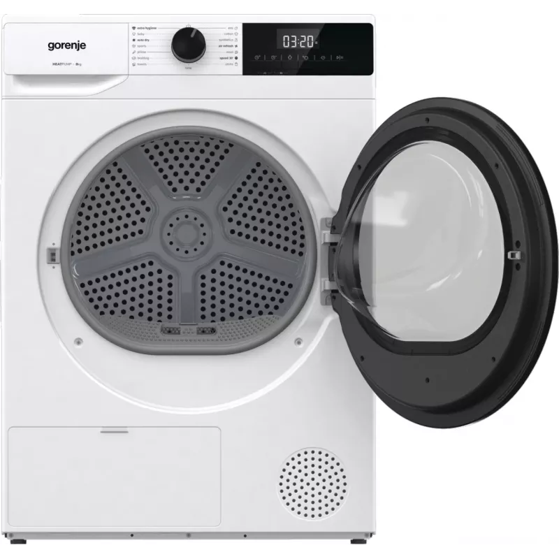 Gorenje DHNE83 žāvētājs Brīvstāvošs Priekšējā ielāde 8 kg Balts