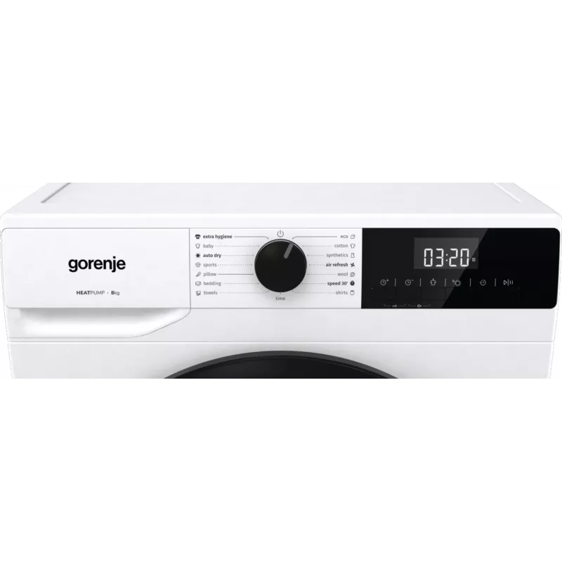 Gorenje DHNE83 žāvētājs Brīvstāvošs Priekšējā ielāde 8 kg Balts