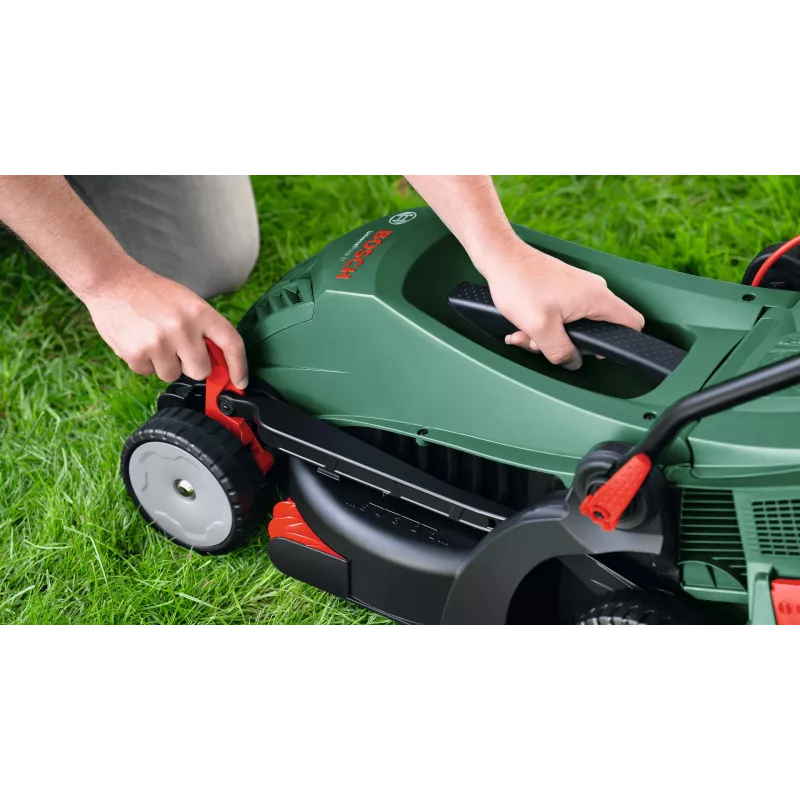 Bosch UniversalRotak aizmugures stumjamais zāles pļāvējs, AC, 1400 W, zaļš