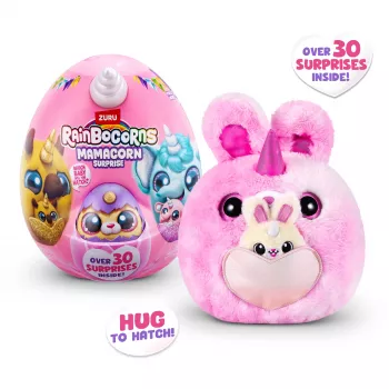 Mīkstā rotaļlieta Zuru Mamacorn Surprise — kolekcionējama Rainbocorns figūriņa