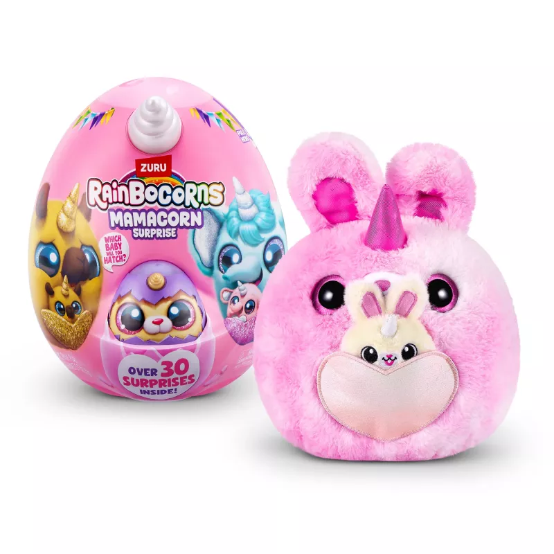 Mīkstā rotaļlieta Zuru Mamacorn Surprise — kolekcionējama Rainbocorns figūriņa