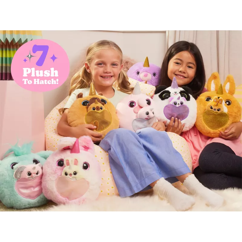 Mīkstā rotaļlieta Zuru Mamacorn Surprise — kolekcionējama Rainbocorns figūriņa