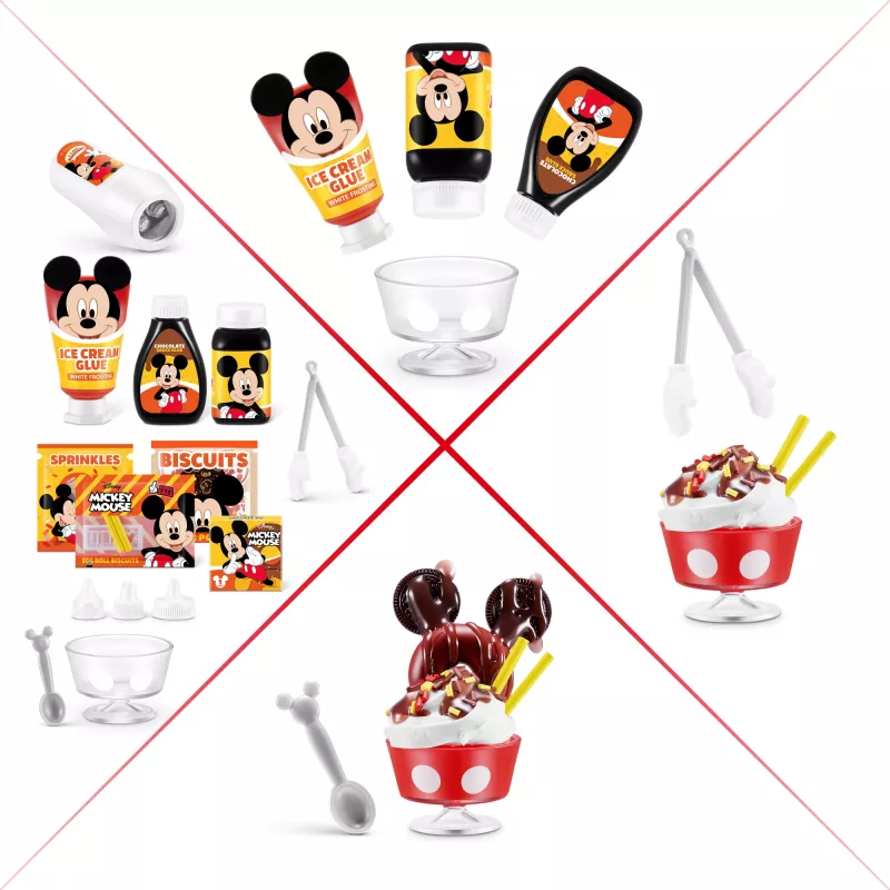 Mini Brands Create Disney Snacks Series 1 Kapsula, Virtuve, 8 gadi, Baterijas iekļautas, LR44, Daudzkrāsains