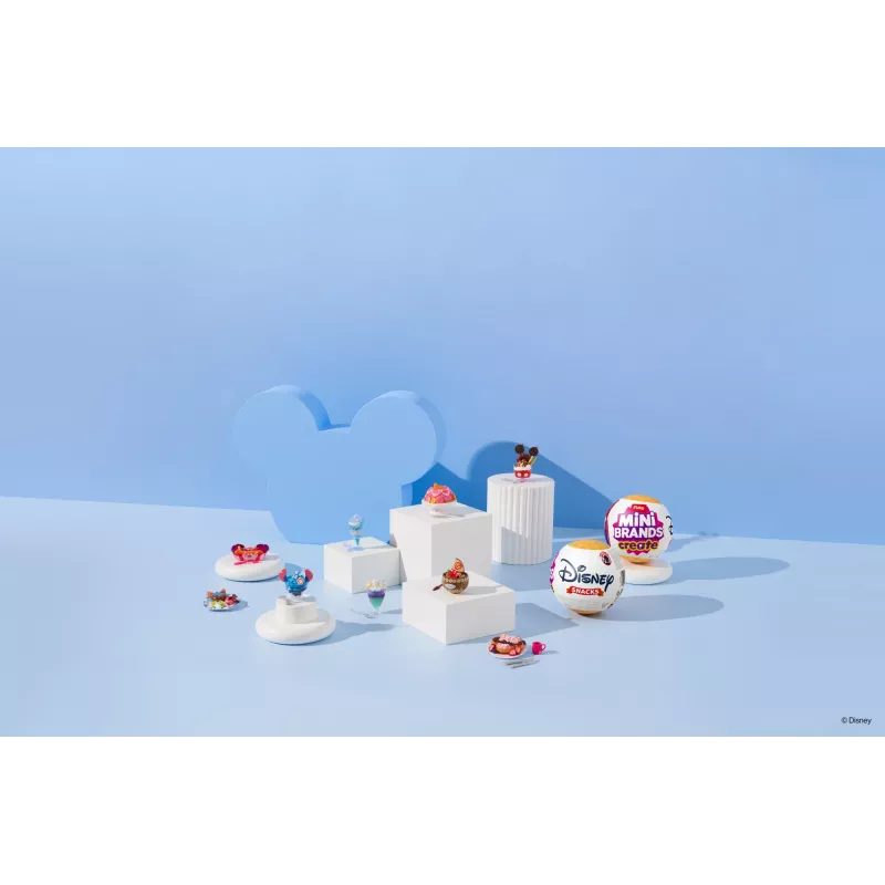 Mini Brands Create Disney Snacks Series 1 Kapsula, Virtuve, 8 gadi, Baterijas iekļautas, LR44, Daudzkrāsains