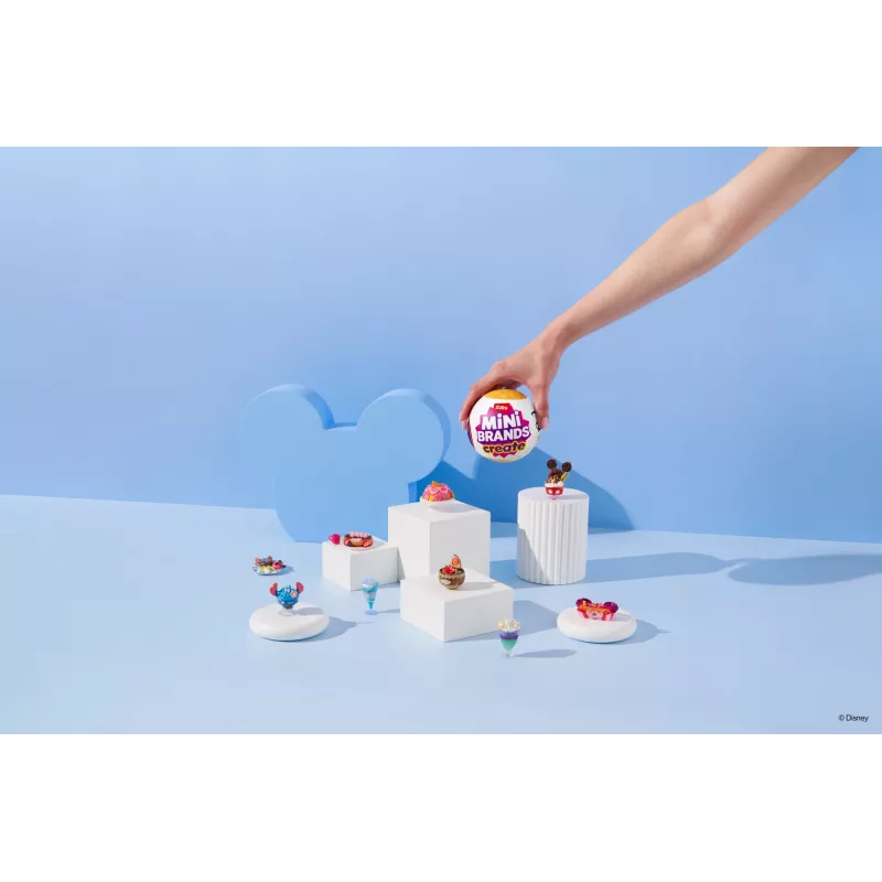 Mini Brands Create Disney Snacks Series 1 Kapsula, Virtuve, 8 gadi, Baterijas iekļautas, LR44, Daudzkrāsains