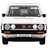 Mērogs 1:12 Modelis Cobi Volkswagen Golf GTI 1976–1983 Executive Edition — detalizēts saliekams modelis