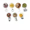 Kenwood Prospero+ White KHC29A.J0WH virtuves kombains 1000 W 4.3 L Nerūsējošs tērauds, Balts