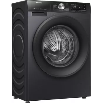Veļas žāvētājs Hisense WD3S8043BB3, brīvi stāvošs, priekšējā ielāde, melns