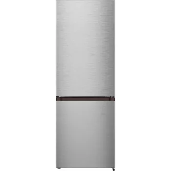 Brīvi stāvošs ledusskapis BOMANN KG 322.1, 175 L kopējais, nerūsējošā tērauda krāsa, ledusskapis 122 L + saldētava 53 L, D klase, 39 dB