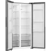 Gorenje Side by side NRS917E41X SI, Brīvstāvošs, Amerikāņu durvis, Pelēks, 2 durvis, Skārienvadība, LED