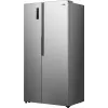 Gorenje Side by side NRS917E41X SI, Brīvstāvošs, Amerikāņu durvis, Pelēks, 2 durvis, Skārienvadība, LED