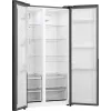 Gorenje HZF55082 NRS917E41BX G400 Brīvstāvošs Amerikāņu durvju ledusskapis, Melns, 2 durvis, Skārienvadība, LED