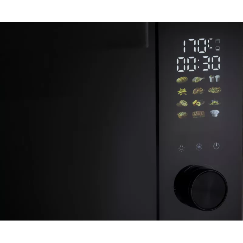 Mikroviļņu krāsns Hisense HOM30AF, 30L, 1800W, brīvstāvoša, melna