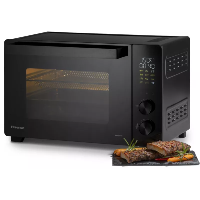 Mikroviļņu krāsns Hisense HOM30AF, 30L, 1800W, brīvstāvoša, melna
