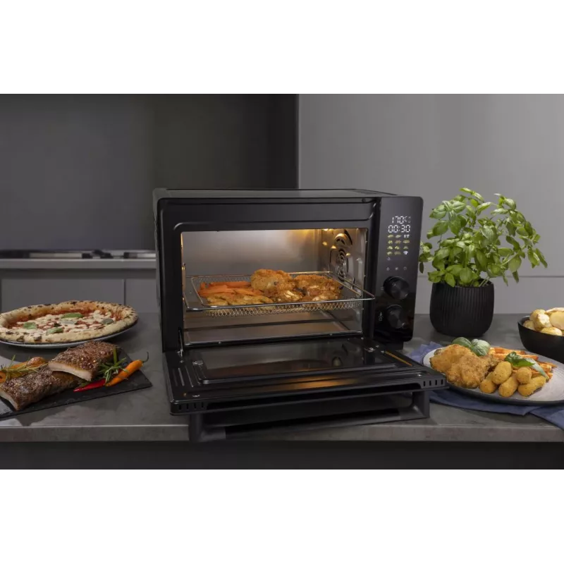 Mikroviļņu krāsns Hisense HOM30AF, 30L, 1800W, brīvstāvoša, melna