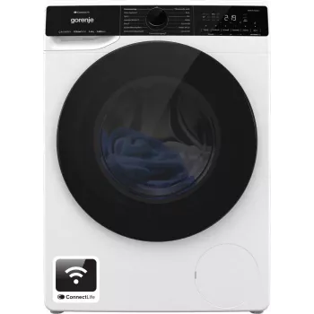Gorenje WPNA84A2TS veļas mazgājamā mašīna, priekšējā ielāde, 8 kg, 1400 apgr./min, melna, balta