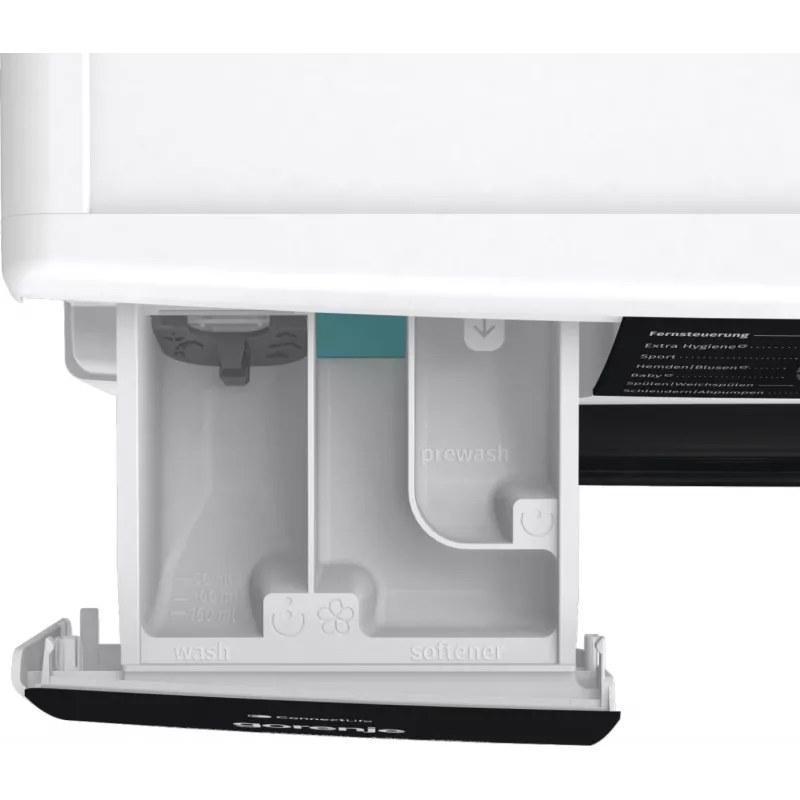 Gorenje WPNA84A2TS veļas mazgājamā mašīna, priekšējā ielāde, 8 kg, 1400 apgr./min, melna, balta