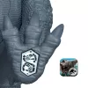 Jurassic World Rebirth Wild Roar Abelisaurus dinozauru rotaļlieta, astes kontrolēts uzbrukums un skaņa