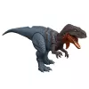 Jurassic World Rebirth Wild Roar Abelisaurus dinozauru rotaļlieta, astes kontrolēts uzbrukums un skaņa
