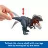 Jurassic World Rebirth Wild Roar Abelisaurus dinozauru rotaļlieta, astes kontrolēts uzbrukums un skaņa