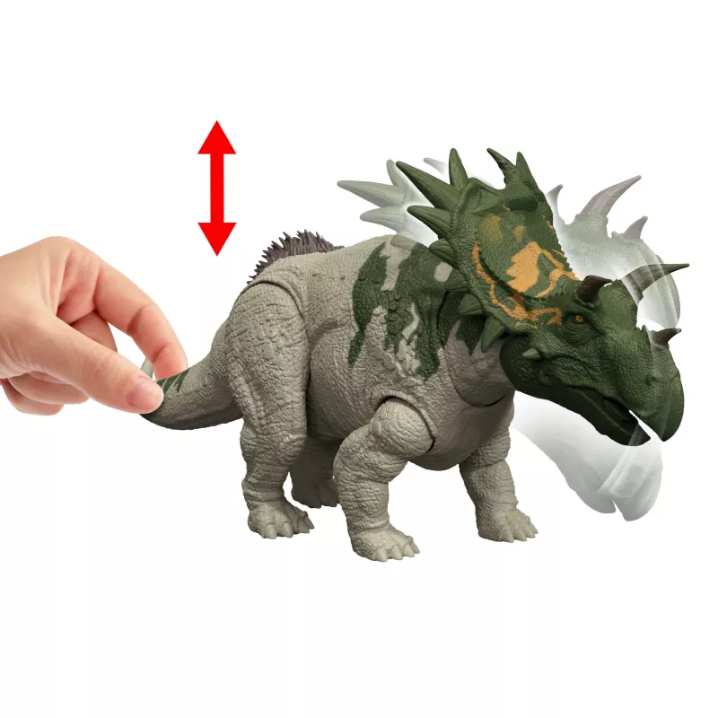 MATTEL Jurassic World Wild Roar Spiclypeus JGB89 — dinozaurs rotaļlieta