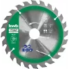 Zāģa asmeņu komplekts Einhell-KWB 584795, Ø165mm, urbums 20mm, 3 gab. skaidu plātnei, cietkokam, saplāksnim, plastmasai, mīkstkokam
