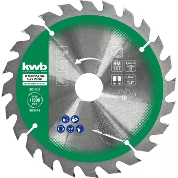 Zāģa asmeņu komplekts Einhell-KWB 584795, Ø165mm, urbums 20mm, 3 gab. skaidu plātnei, cietkokam, saplāksnim, plastmasai, mīkstkokam