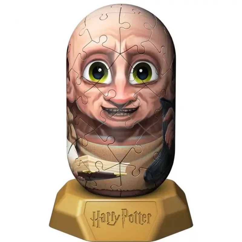 3D Puzle Ravensburger Hylkies Harry Potter Dobby, putuplasta saliekamie gabali, salikta figūriņa