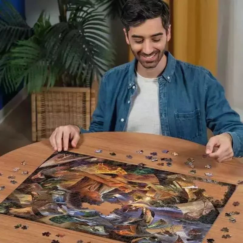 Puzle Ravensburger 12001810, 1000 gabali, Fantāzija — Gredzenu pavēlnieks, 700 mm platums