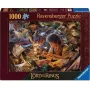 Puzle Ravensburger 12001810, 1000 gabali, Fantāzija — Gredzenu pavēlnieks, 700 mm platums