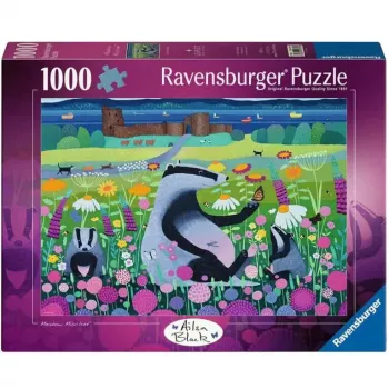 Puzle Ravensburger Meadow Friends 1000 gabali, pieaugušajiem/pusaudžiem, klasiskie savienojamie gabali