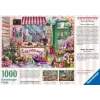Puzle Ravensburger Blossoms Flower Shop 1000 gabali, 700 mm platums