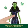 Mattel Universal Pictures’ Wicked: For Good dziedoša Elfabas lelle, filmas iedvesmots tērps, dzied “For Good”