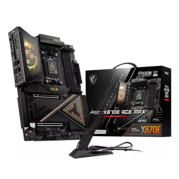 Mātesplate MSI MEG X870E ACE MAX AM5 ar 4x DDR5, 4x SATA, 5x M.2 (7E85-001R)