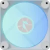 APNX FP1-R 120 mm korpusa ventilators 3 komplektā, reversā plūsma, balts