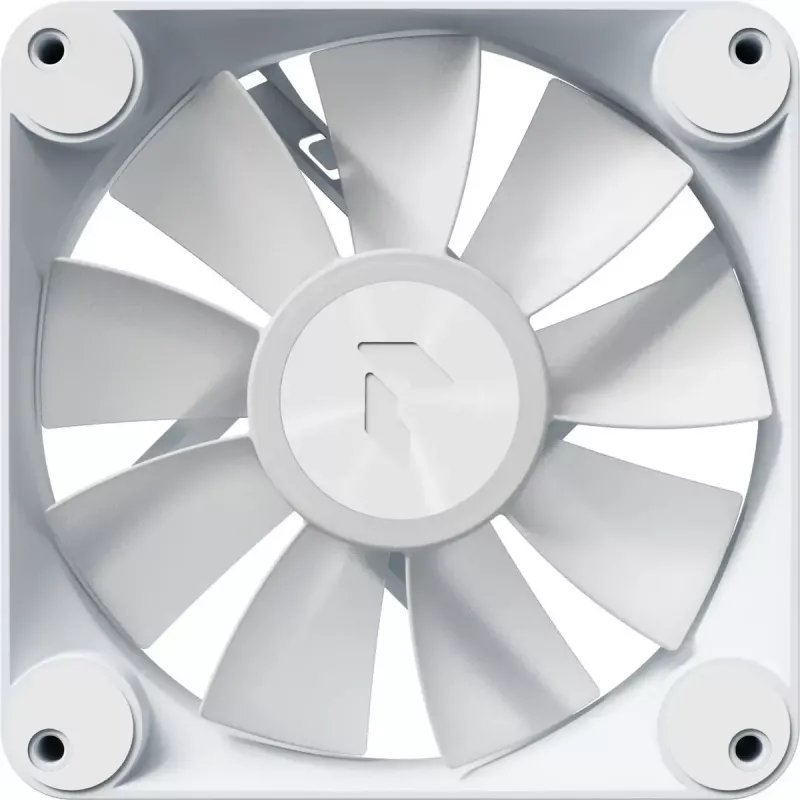 APNX FP1-R 120 mm korpusa ventilators 3 komplektā, reversā plūsma, balts