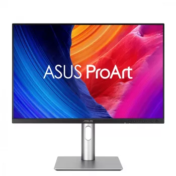 Datora monitors ASUS ProArt PA248QFV 24.1 collas (61.2 cm) WUXGA 1920x1200 IPS LCD, 5 ms, 350 cd/m², USB 3.2 centrmezgls, skaļruņi, VESA, sudraba